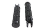 Black Retro Driver Footpeg Set