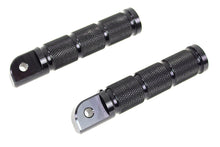 Load image into Gallery viewer, Black Retro Passenger Footpeg Set
