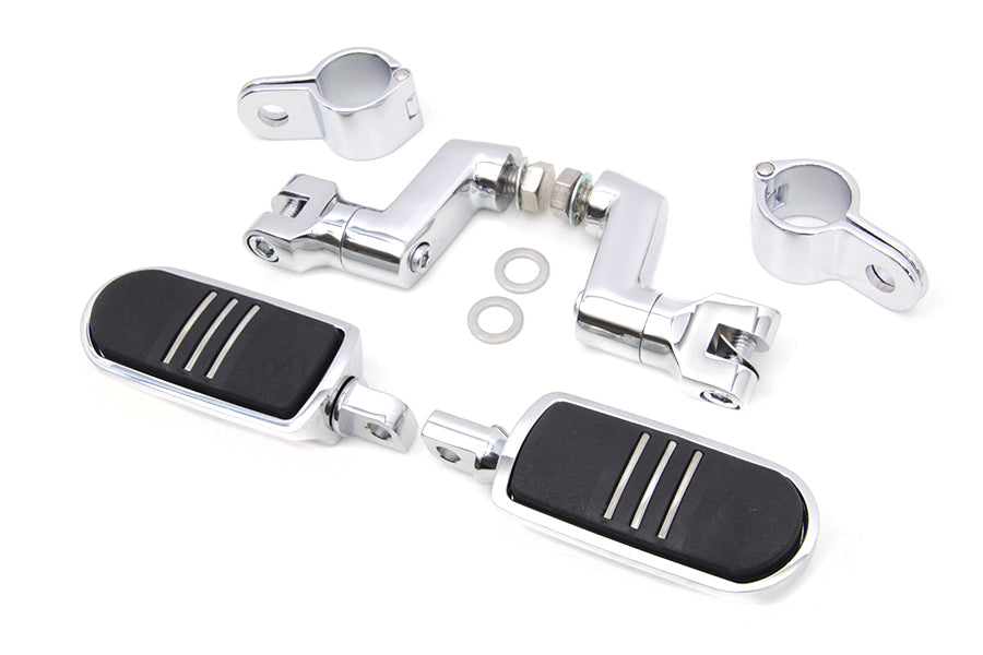 Chrome Streamliner Footpeg Kit