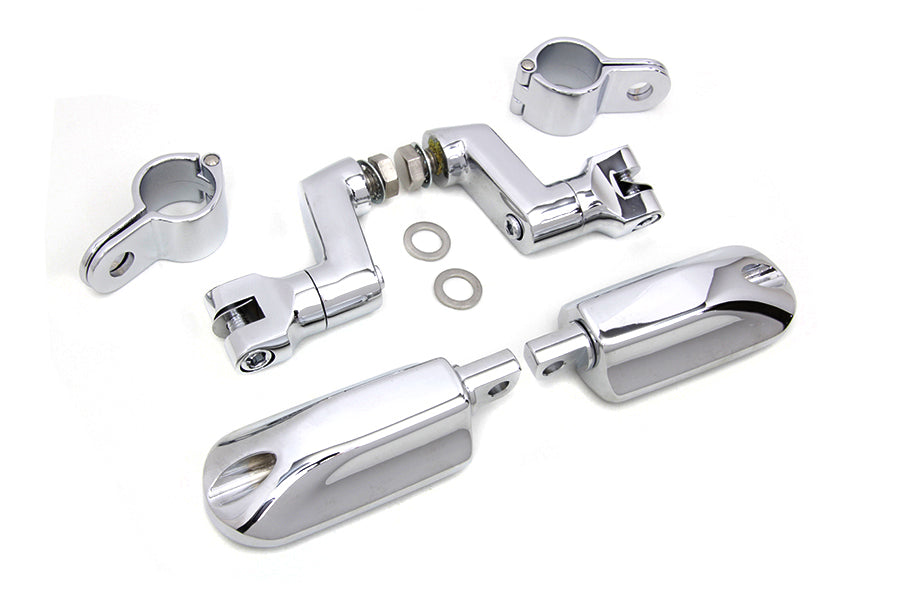 Chrome Streamliner Footpeg Kit