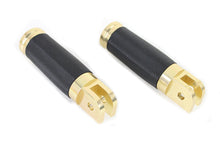 Load image into Gallery viewer, Caliber Brass Driver Footpeg Set