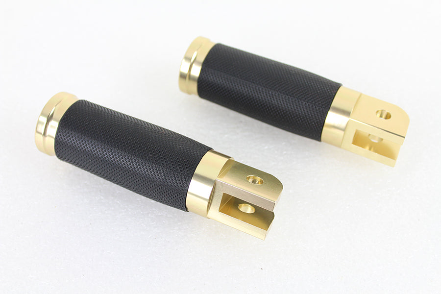Caliber Brass Driver Footpeg Set