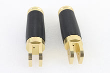 Load image into Gallery viewer, Caliber Brass Driver Footpeg Set