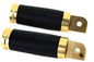 Caliber Brass Passenger Footpeg Set