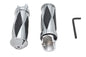 Chrome Diamond Style Footpeg Set
