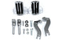 Rail Style Adjustable Footpeg Kit Chrome