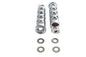 Chrome Hole Shot Style Footpeg Set
