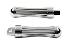 Load image into Gallery viewer, Chrome Billet Batique Style Footpeg Set