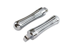 Load image into Gallery viewer, Chrome Billet Batique Style Footpeg Set