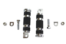 Load image into Gallery viewer, Chrome Magna Ring Style Passenger Footpeg Set
