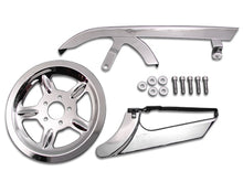 Load image into Gallery viewer, Chrome Belt Guard and Pulley Cover Kit