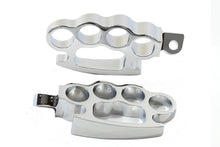 Load image into Gallery viewer, Chrome Knuckle Footpeg Set