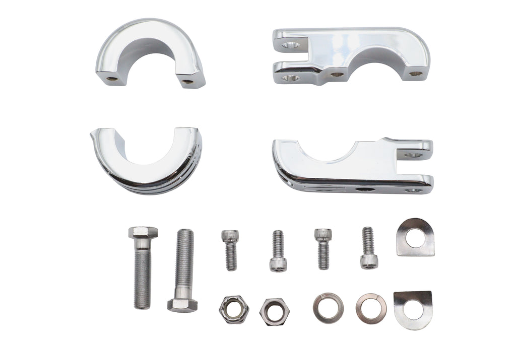 Chrome Engine Bar Footpeg Mount