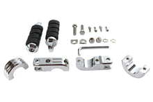 Load image into Gallery viewer, Chrome Engine Bar Footpeg Mount Kit with Footpegs