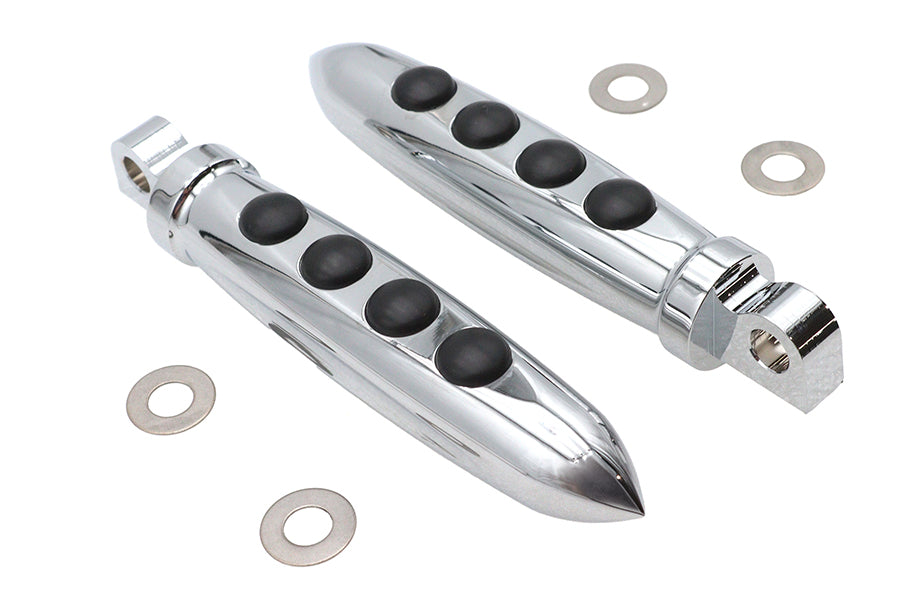 Chopper Style Billet Footpeg Set