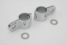 Load image into Gallery viewer, Chrome 1-1/4 inch Footpeg Mount Clamp Set