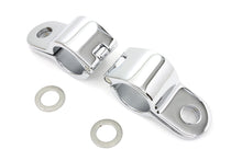 Load image into Gallery viewer, Chrome 1-1/8 inch Footpeg Mount Clamp Set
