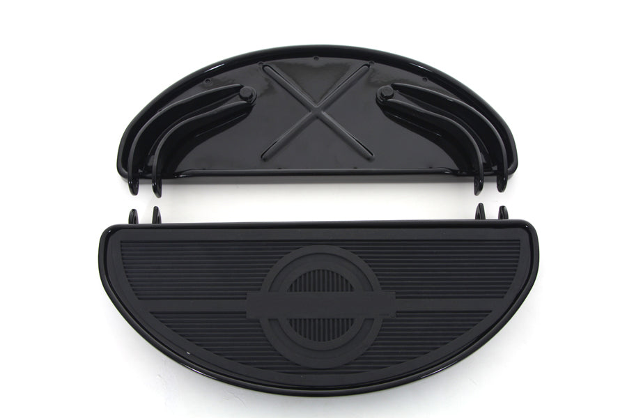 Half Moon Footboard Set Black