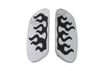 Load image into Gallery viewer, Passenger Footboard Set with Flame Design