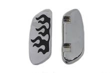 Load image into Gallery viewer, Passenger Footboard Set with Flame Design
