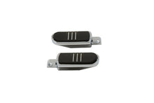 Load image into Gallery viewer, Chrome Footpeg Set with Rubber Inlay