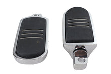 Load image into Gallery viewer, Chrome Footpeg Set with Rubber Inlay
