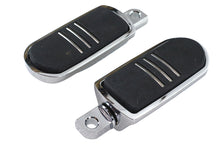 Load image into Gallery viewer, Chrome Footpeg Set with Rubber Inlay