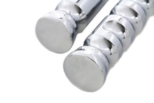 Load image into Gallery viewer, Chrome Contour Grooved Footpeg Set