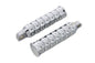 Chrome Micro Grooved Footpeg Set