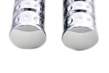 Load image into Gallery viewer, Chrome Micro Grooved Footpeg Set