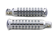 Load image into Gallery viewer, Chrome Micro Holes Footpeg Set