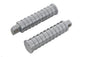 Chrome Light Grooves Footpeg Set