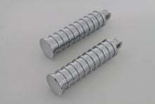 Load image into Gallery viewer, Chrome Light Grooves Footpeg Set
