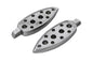 Chrome Teardrop Footpeg Set