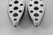 Load image into Gallery viewer, Chrome Teardrop Footpeg Set