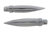 Load image into Gallery viewer, Chrome Long Torpedo Style Footpeg Set