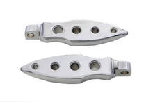 Load image into Gallery viewer, Chrome Dagger Drilled Footpeg Set