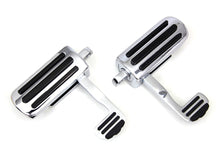 Load image into Gallery viewer, Chrome Footpeg Set with Heel Rest