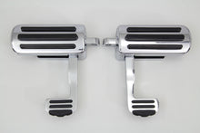 Load image into Gallery viewer, Chrome Footpeg Set with Heel Rest
