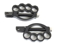 Load image into Gallery viewer, Knuckle Footpeg Set Black