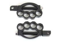 Load image into Gallery viewer, Knuckle Footpeg Set Black
