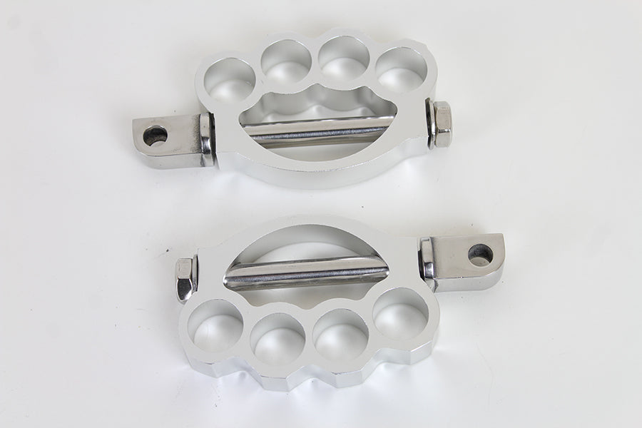Knuckle Footpeg Set Chrome