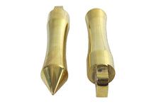 Load image into Gallery viewer, Solid Brass Pirate Spike Footpeg Set