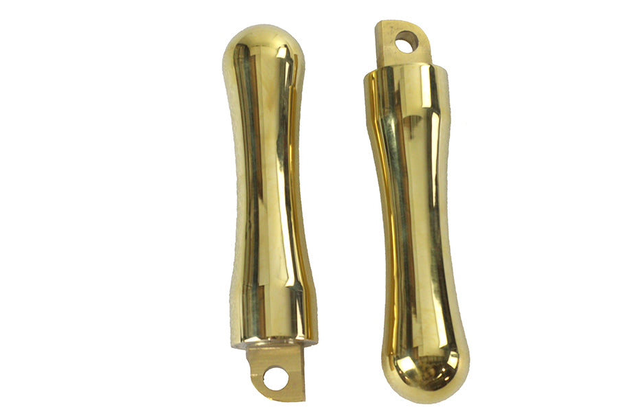 Brass Contour Footpeg Set