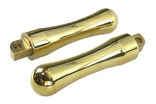 Load image into Gallery viewer, Brass Contour Footpeg Set