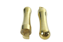 Load image into Gallery viewer, Brass Contour Footpeg Set