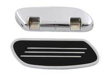 Load image into Gallery viewer, Driver Footboard Set Chrome Streamliner Style