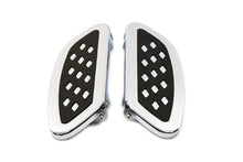 Load image into Gallery viewer, Driver Footboard Set Chrome with Diamond Design