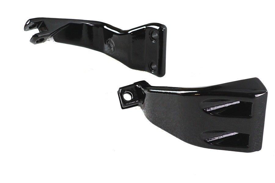 FXD Driver Footpeg Support Set Black
