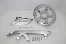Load image into Gallery viewer, Chrome Belt Guard and Pulley Cover Kit